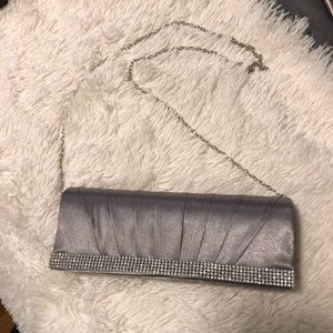 Clutch with shoulder strap